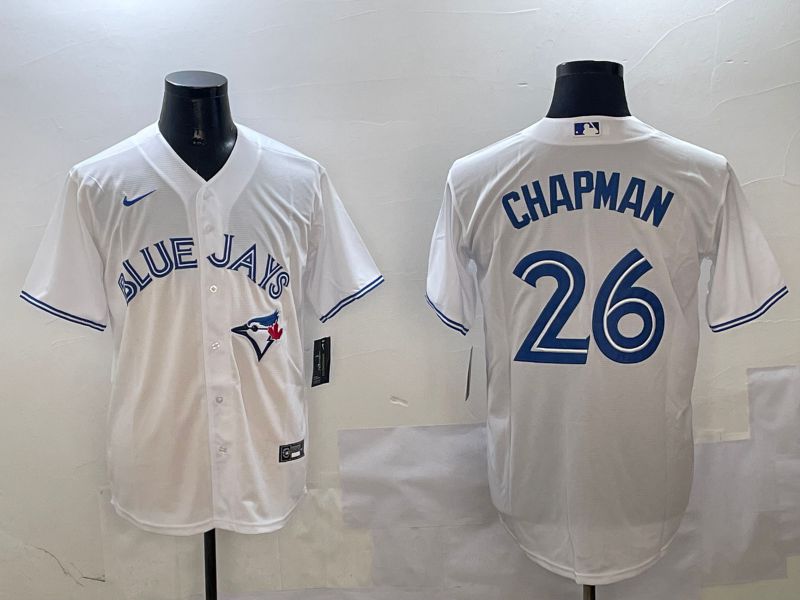 Men Toronto Blue Jays #26 Chapman White Game 2025 Nike MLB Jersey style 2->toronto blue jays->MLB Jersey